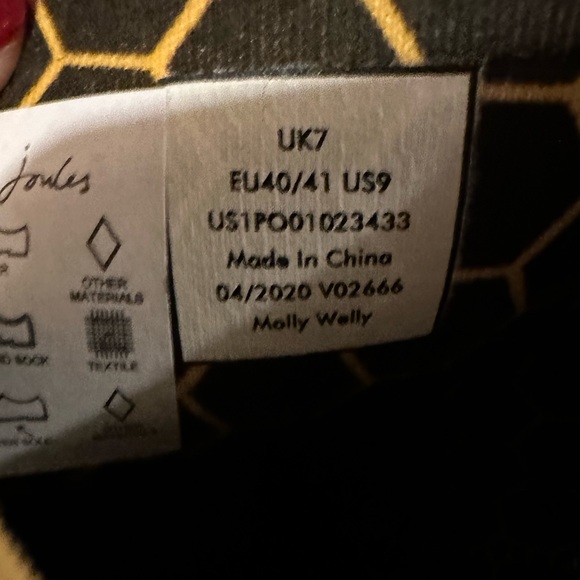 COPY - NWT Joules bees Rain Boot SZ7, 9 - Picture 10 of 10